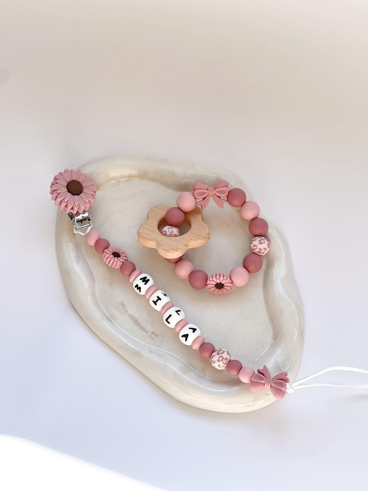 Silikknski set Puder Flower