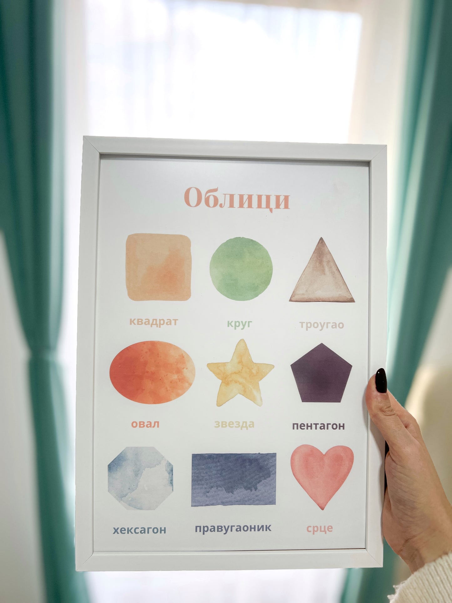 Edukativni poster - Oblici