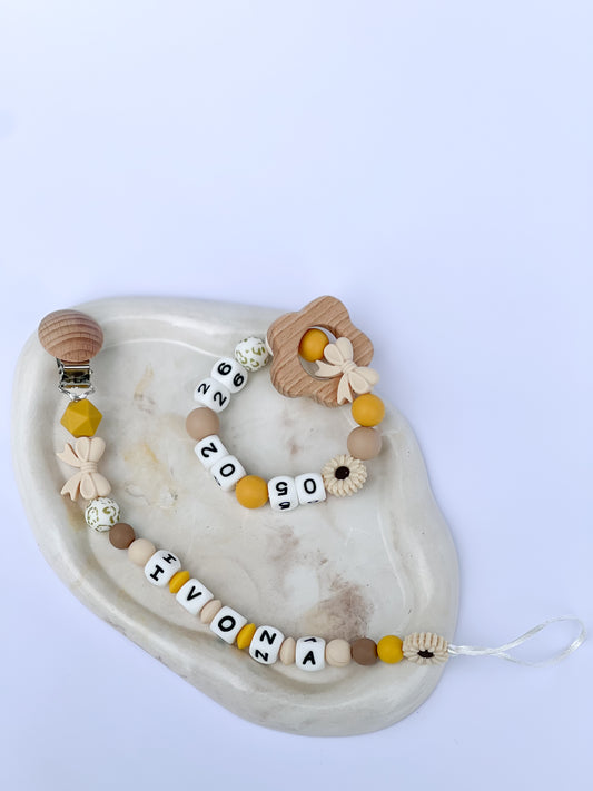 Silikonski set Elegance Yellow