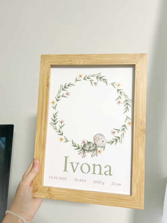 Poster sa otiskom Kornjača