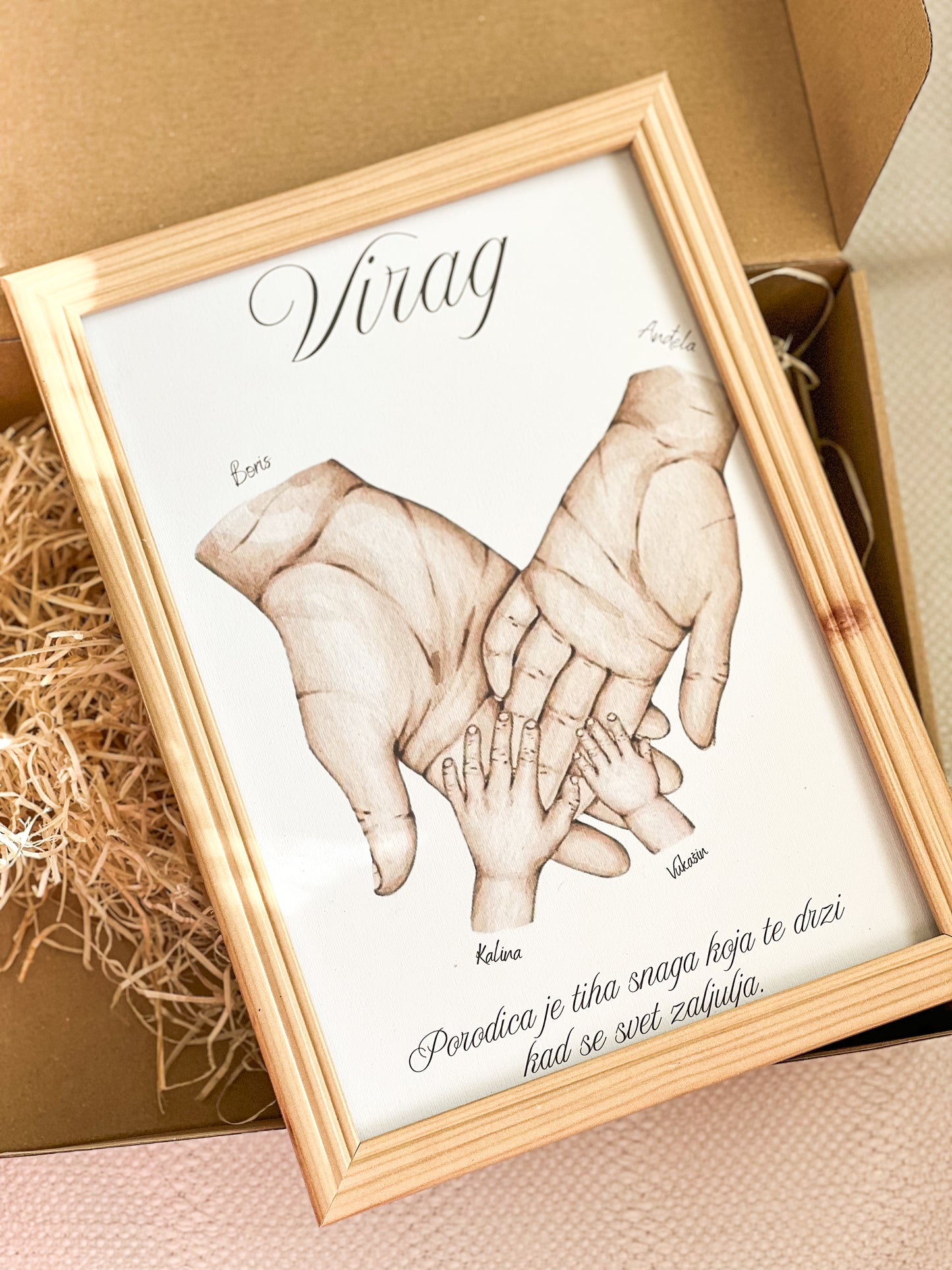 Poster četvoročlana porodica 2