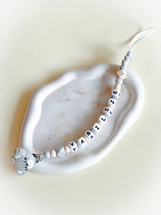 Silikonski lančić Meda Grey 2