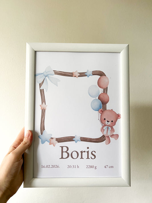Poster sa otiskom Meda 2
