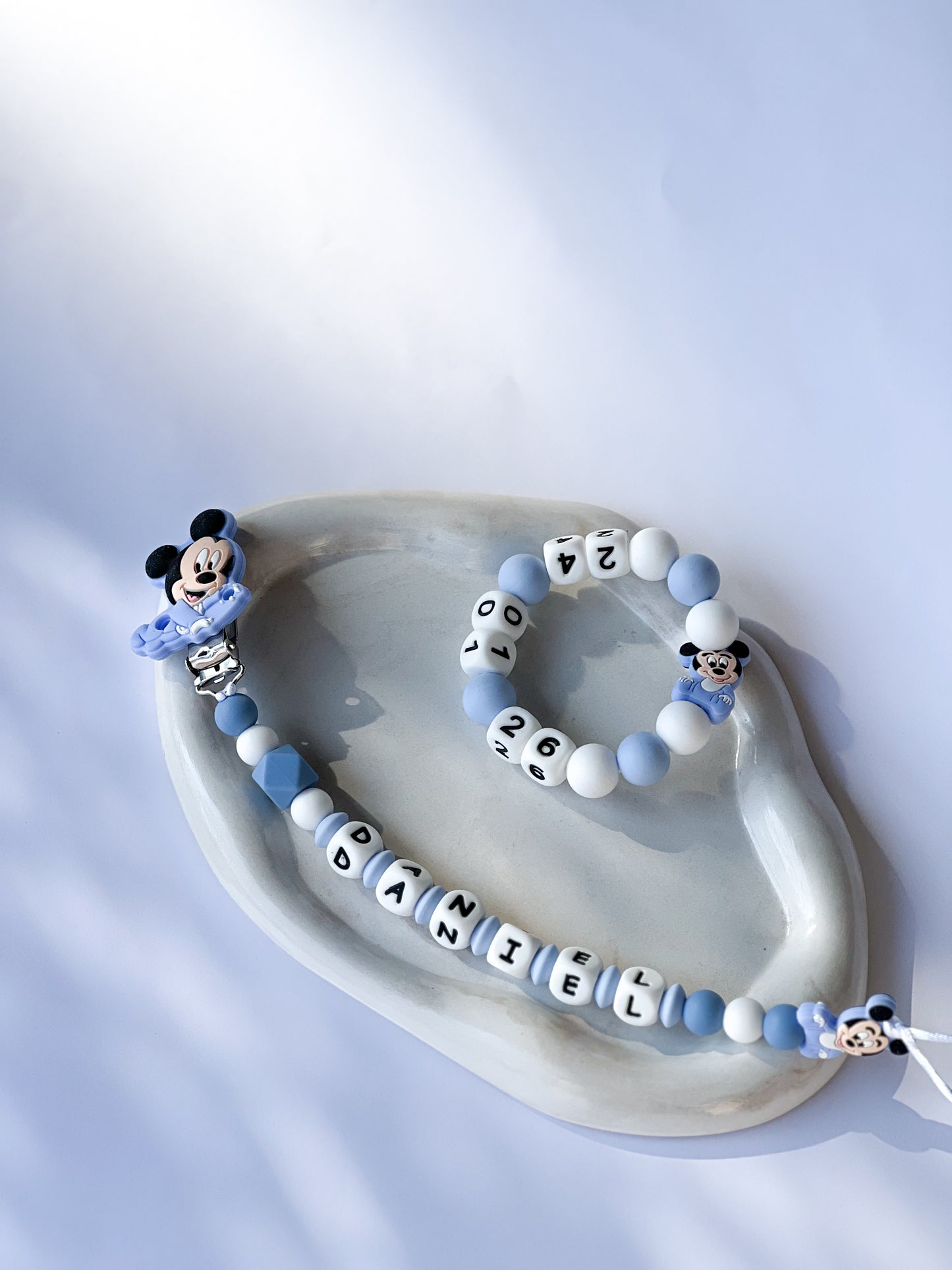 Silikonski set Miki Puder Blue