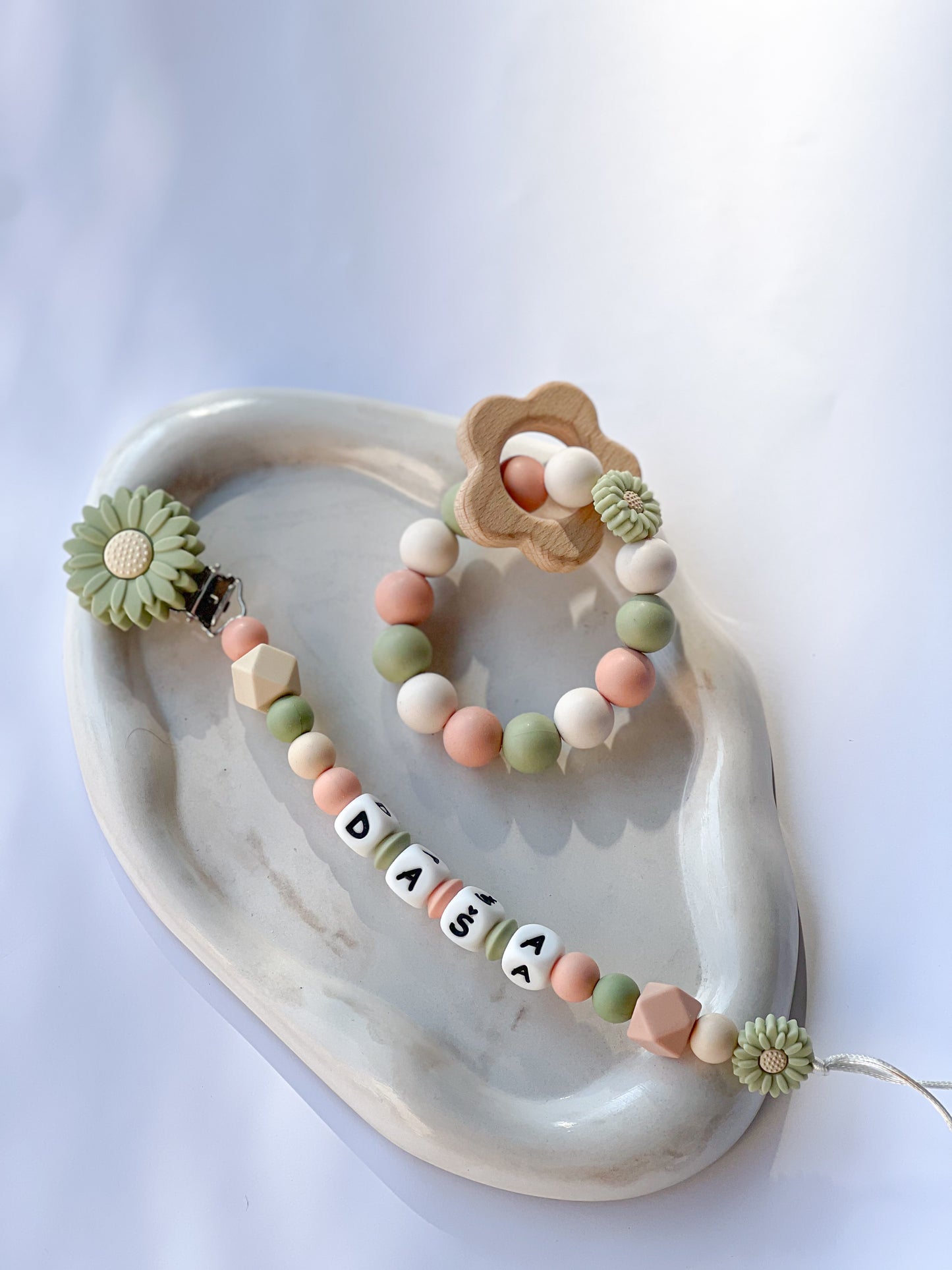Silikonski set Peach Flower
