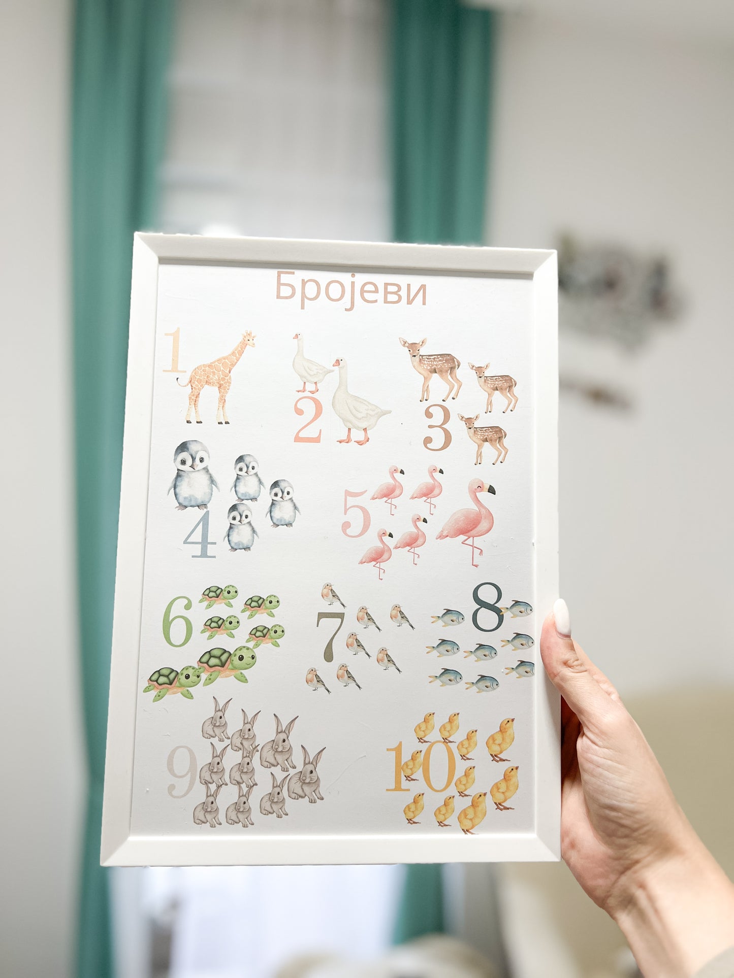 Edukativni poster - Brojevi