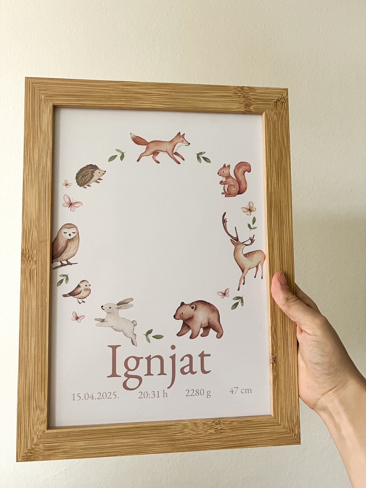 Poster sa otiskom Animal