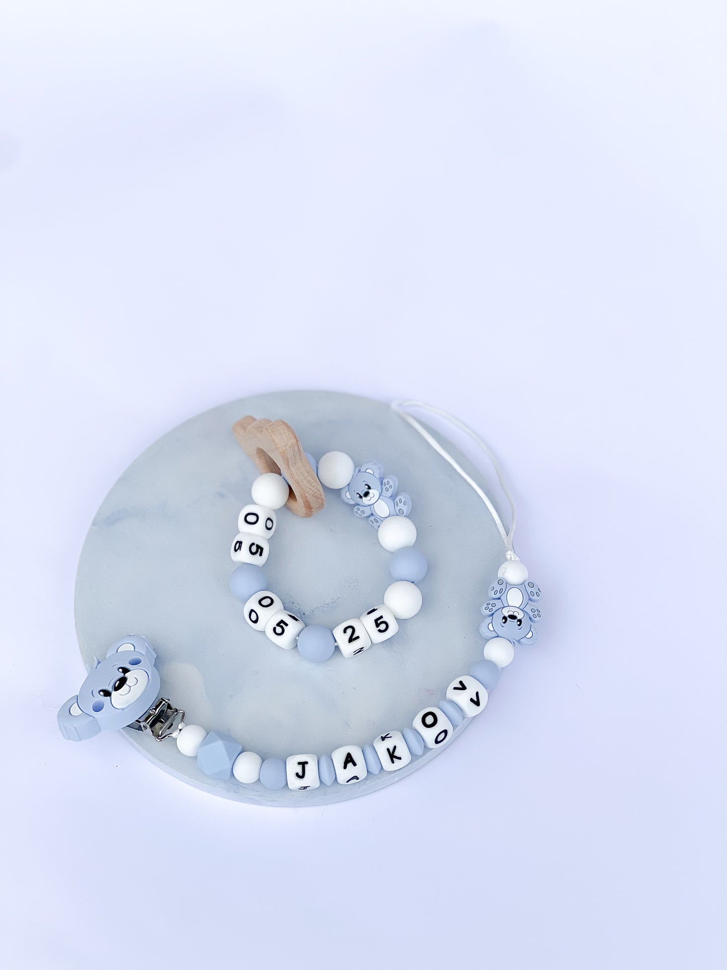 Silikonski set Plavi Meda 2