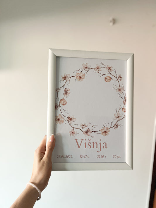 Poster sa otiskom Višnja 2