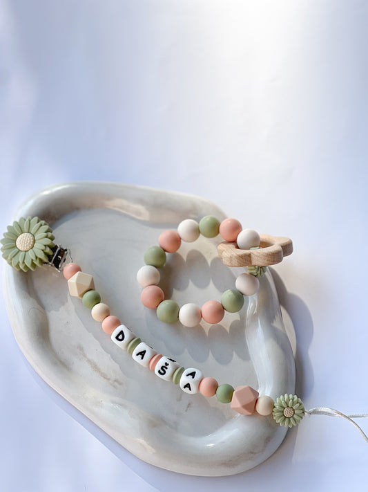 Silikonski set Peach Flower