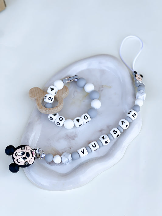 Poklon set Miki Mouse Grey